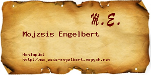 Mojzsis Engelbert névjegykártya